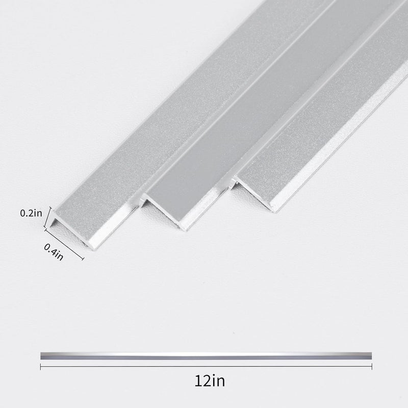 SELECT LIGHTING Peel and Stick Metal Edge for Hexagon Tiles (Brushed Nickel,10 Piece) - Image 4